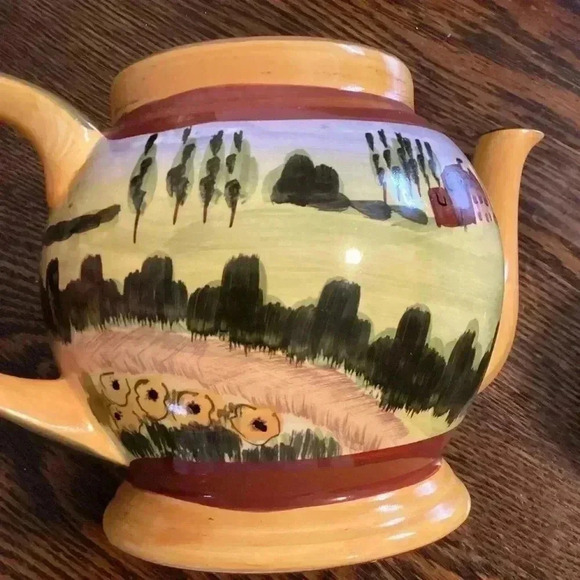 Vintage Douce Provence Teapot&Cup Romancing Provence Collections, Hand Painted - Picture 4 of 14